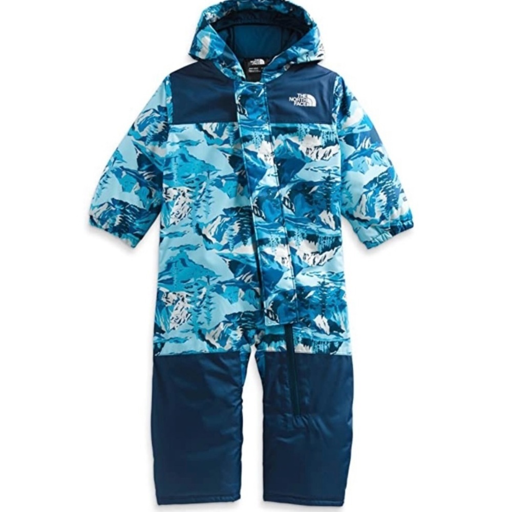 The North Face Kids Blue Patterned Rashguard